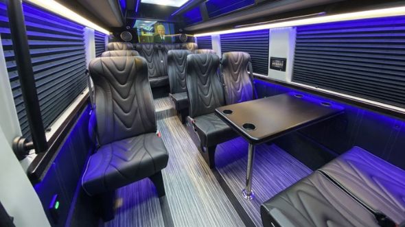 18 passenger sprinter van interior stillwater