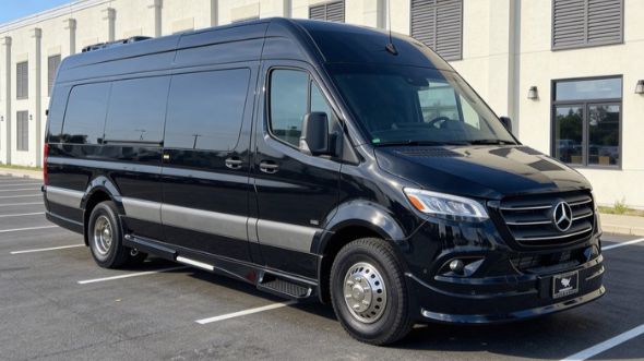 lawton wedding sprinter van rental