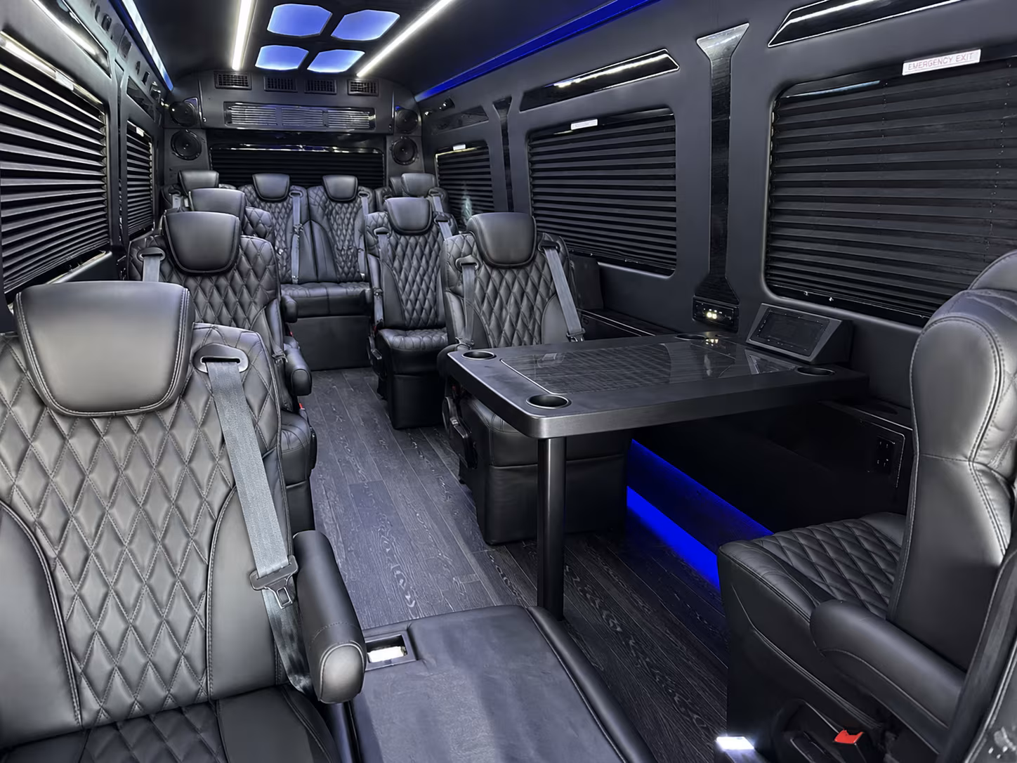 oklahoma city 12 passenger sprinter van inside