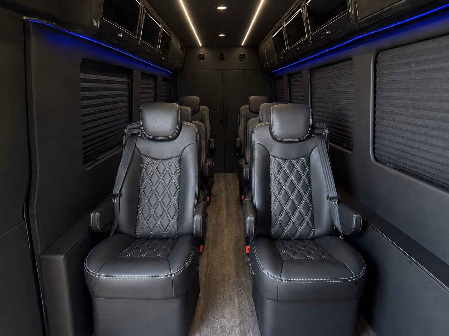 oklahoma city 18 passenger sprinter van inside