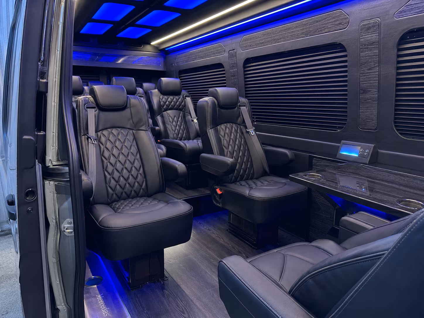 oklahoma city 20 passenger sprinter van inside
