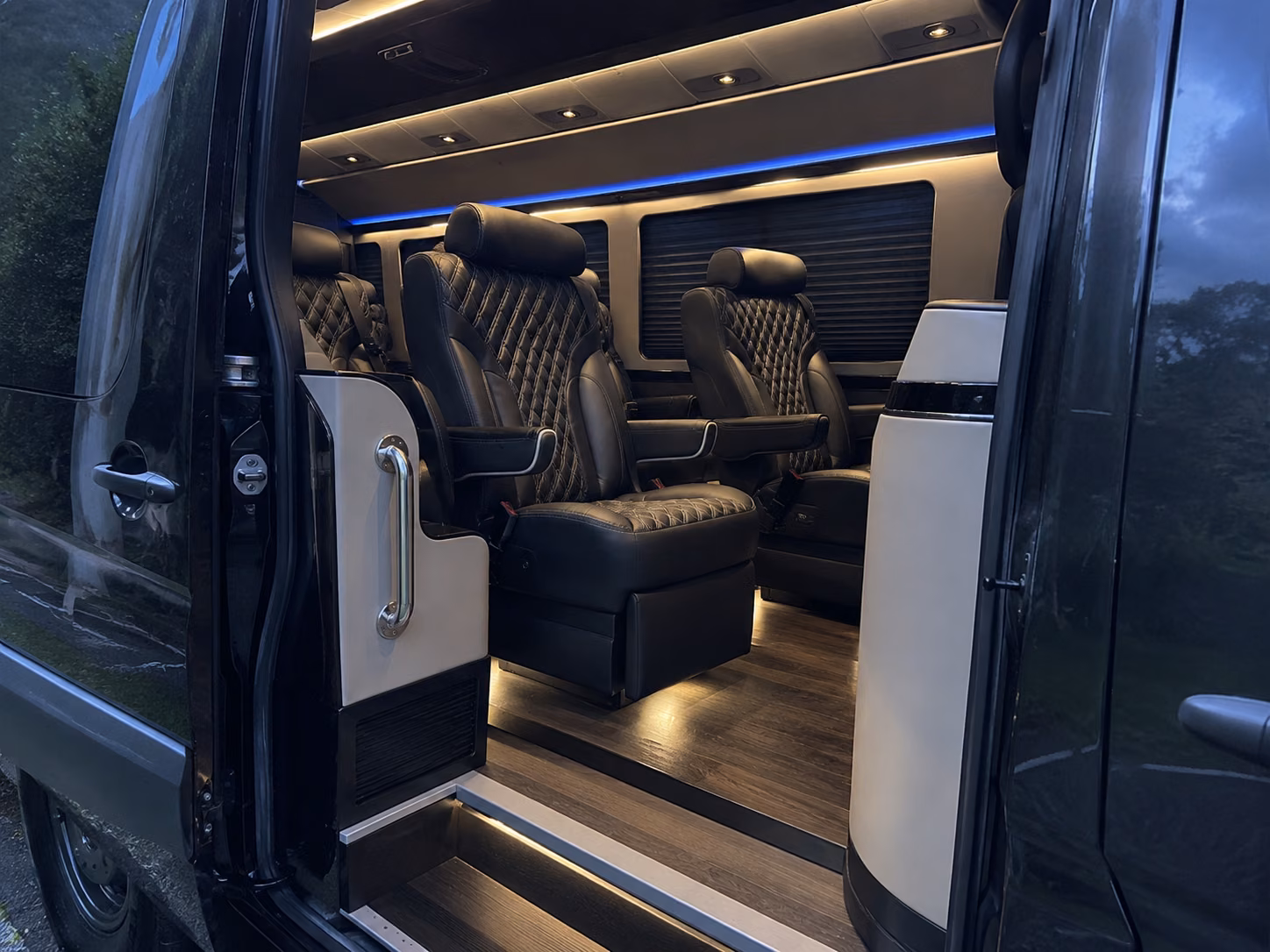 oklahoma city wedding sprinter van rental