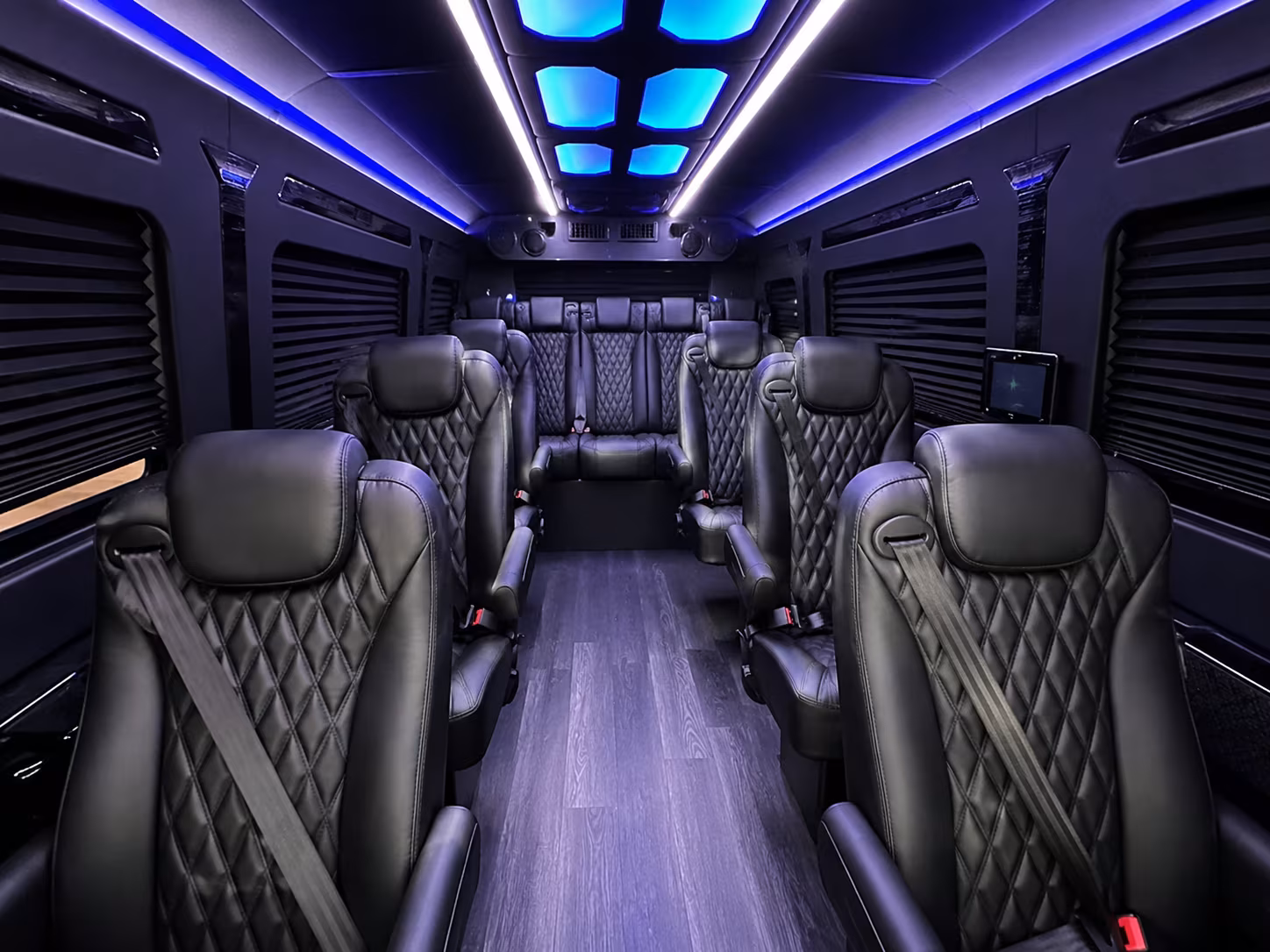 parent coordinated sprinter van group bookings with set pickup and return times in oklahoma city